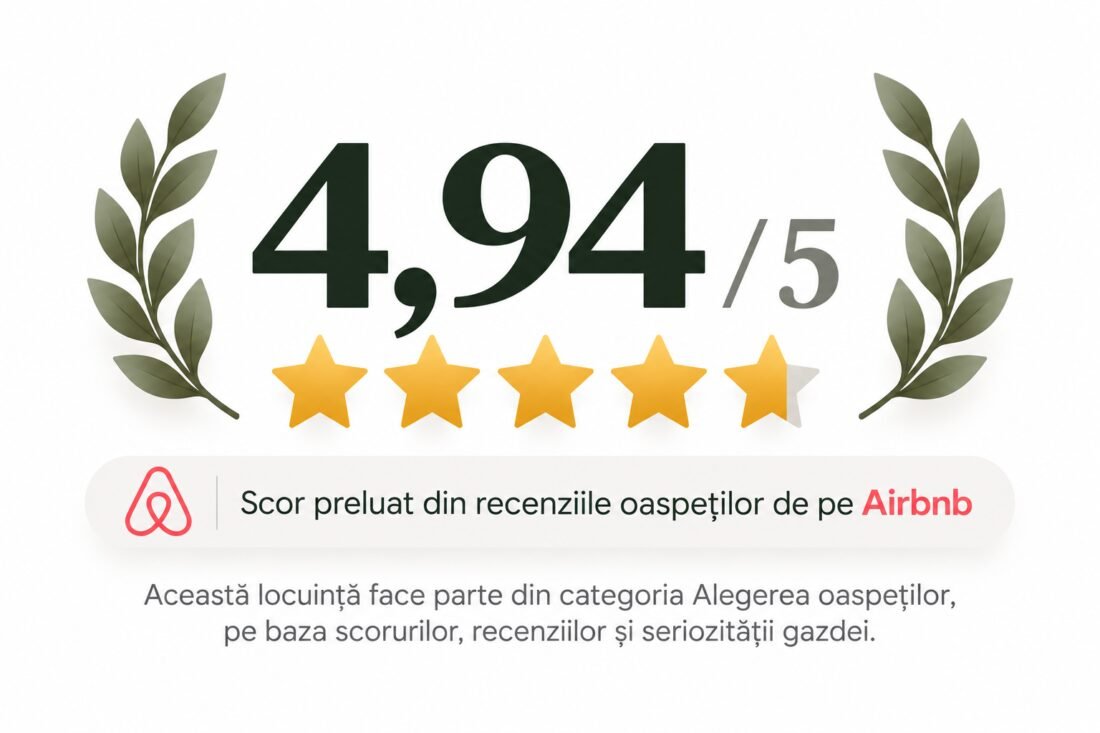 Scor Airbnb 4.94